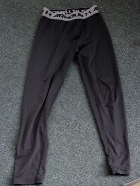 Under Armour Black Performance Compression Tights with Logo Waistband